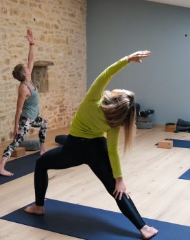 Practising Yoga Heather
